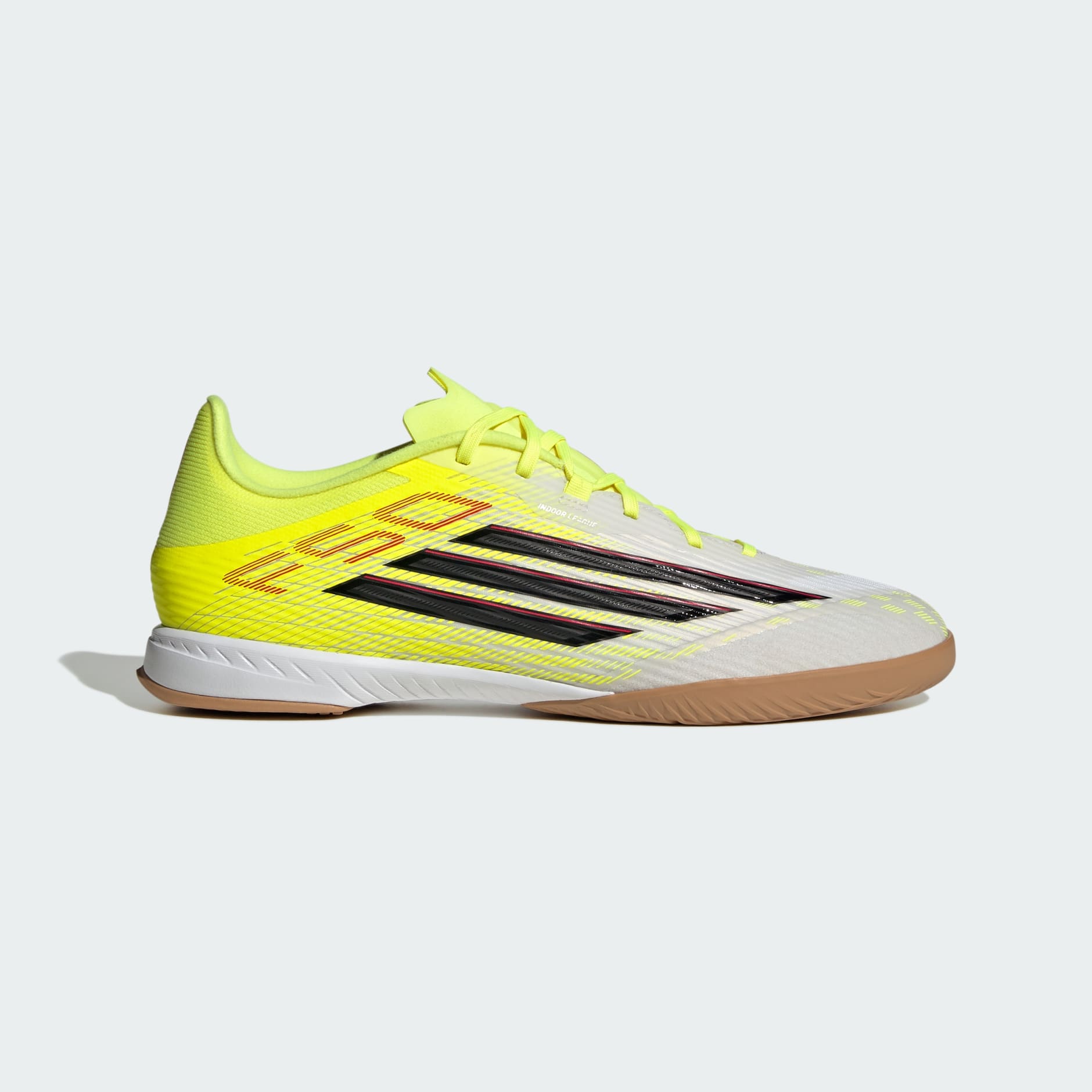 adidas F50 League Indoor in Team Solar Yellow / Core Black / Lucid Red